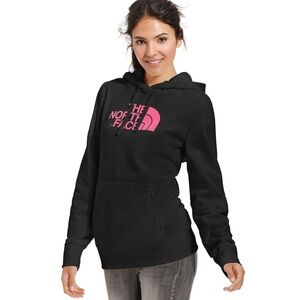 The North Face Women’s Black Sweater with Pink Logo